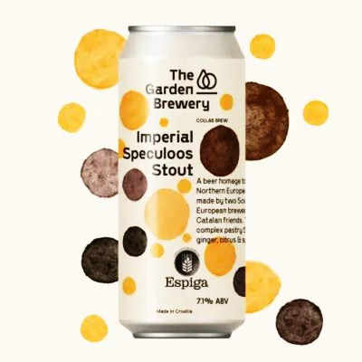The Garden Brewery Imperial Speculoos Stout (Espiga collab)