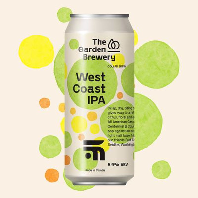 The Garden Brewery West Coast IPA - Fast Fashion (USA) Collab