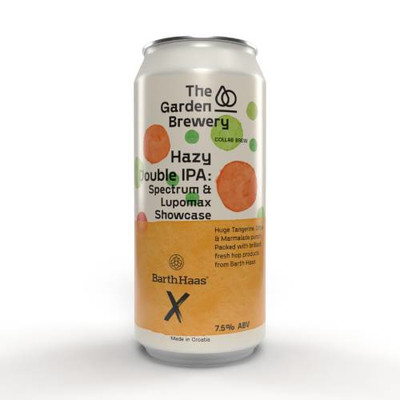 The Garden Brewery Hazy Double IPA: Spectrum & Lupomax Showcase (Barth Haas collab) - Pivoteka - Пивотека