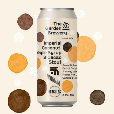 The Garden Brewery Imperial Coconut, Maple Syrup & Cacao Stout (Fast Fashion & Wilibald & Hercules collab)