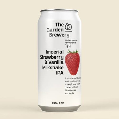 The Garden Brewery Imperial Strawberry & Vanilla Milkshake IPA