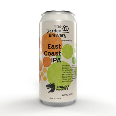 The Garden Brewery East Coast IPA (Zmajska collab) - Pivoteka - Пивотека