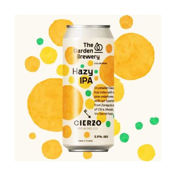 The Garden Brewery Hazy IPA (Cierzo collab)