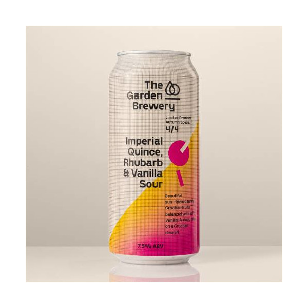 The Garden Brewery Imperial Croatian Quince, Rhubarb & Vanilla Sour
