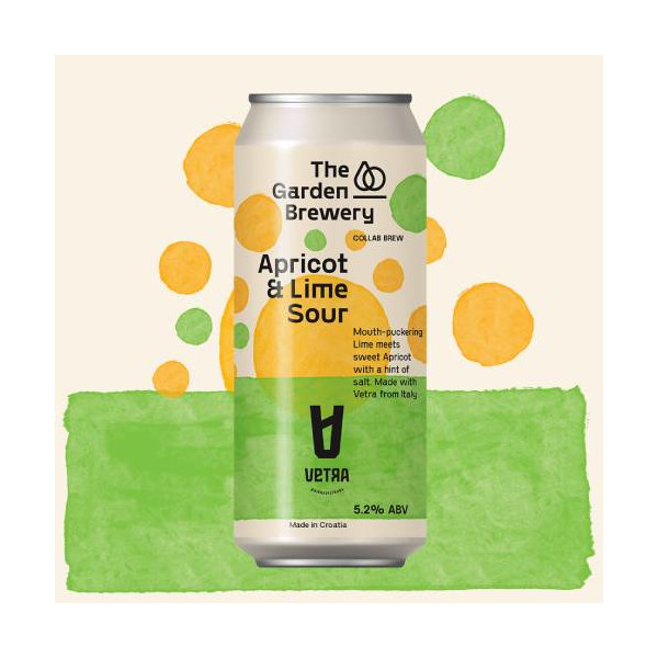 The Garden Brewery Apricot & Lime Sour (Vetra collab)