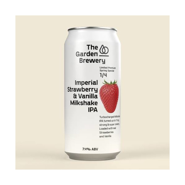 The Garden Brewery Imperial Strawberry & Vanilla Milkshake IPA
